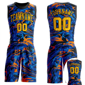 Ensemble de maillot et short de football américain réversible, léger, imprimé, haute performance, personnalisable pour club, ligue, entraînement, vêtements de sport - Product Image 1