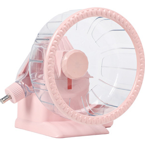 Roue de course pour <span class=keywords><strong>hamster</strong></span> - Balle de course ultra-silencieuse 4-en-1 avec roues roulantes, jouet décoratif pour l'alimentation et la cachette - Product Image 1