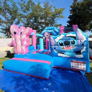 Castillo Inflable Stitch para Niños, Tobogán Azul, Combo de Castillo Inflable de PVC, Jumper HUAAOTOYS con Certificación CE, 5m X 5m, 3 Años de Garantía - Product Image 6