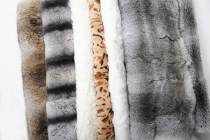 Piel de Conejo Genuina Directo de Fábrica, Patrón Crudo, Esponjosa, de Alta Densidad, Suave, Tamaño Personalizable, Decoración de Dormitorio, Prenda de Vestir - Product Image 3