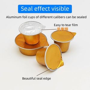 Máquina Selladora Automática Personalizable para Empaques Metálicos, Sellado en Caliente en Papel de Aluminio y Tazas de Estaño, Selladora Térmica - Product Image 6