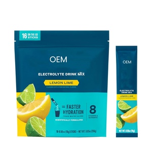 Poudre d'hydratation en vrac à marque privée OEM, poudre d'électrolytes, complément sportif, boisson en poudre aux électrolytes et vitamines - Product Image 1