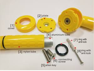 Prix direct d'usine Solution de sécurité <span class=keywords><strong>pour</strong></span> personnes âgées <span class=keywords><strong>Barre</strong></span> d'appui en forme de U enduite de nylon <span class=keywords><strong>pour</strong></span> le soutien et la stabilité de la salle de bain - Product Image 4