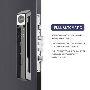 Handaily 3D चेहरा पहचान डिजिटल होटल स्वत: ताला चेहरे के साथ स्कैन कैमरा फिंगरप्रिंट वाईफ़ाई स्मार्ट दरवाज़ा बंद - Product Image 3