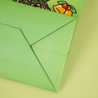 Sacs cadeaux de Noël personnalisés en matériaux recyclés avec poignées en corde de coton ou poignées découpées, sacs en papier de luxe pour cadeaux de retour, vente en gros