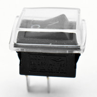 Interrupteur à bascule miniature étanche KCD11, 2 bornes, noir, 3A 250V, SPST, marche/arrêt, interrupteur d'alimentation pour bateau