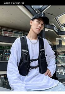 Men's Women's Tactical Chest <b>Bag</b> Pack Customizable Multifunctional Polyester Shoulder Backpack Running Hydration Vest - Product Image 5