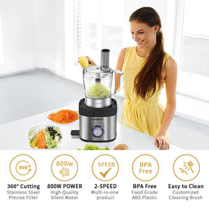Mixeur Commercial Électrique et Manuel <span class=keywords><strong>Silver</strong></span> <span class=keywords><strong>Crest</strong></span> 3-en-1 avec Fonction Auto-Nettoyante pour Jus de Fruits et Aliments – Appareil de Cuisine Domestique - Product Image 5