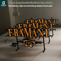 Enseigne lumineuse intérieure de haute qualité, enseigne au néon LED pour devanture de magasin, enseigne pour les chaînes de restaurants