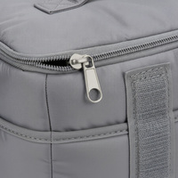 Sac d'insertion pour appareil photo en nylon, certifié ISO BSCI, avec séparateurs rembourrés réglables, organisateur souple pour équipement 3C, logo personnalisé, fermeture éclair, 28x20x10cm