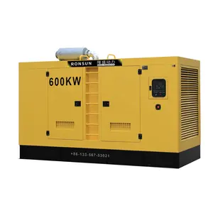 Lunga vita 400kw 500kva silent frame generatore set con motore Yuchai YC6MK350L-D20 generatore diesel