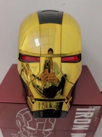 Casque électronique de super-héros à commande vocale pour cosplay, fêtes, enfants et adultes