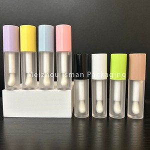 ISMAN ขายส่งหลอดลิปกลอสขนาด 6 มล. แบบแท่งใหญ่ สีโรสโกลด์ เงิน ชมพู ขาว หลายสี รับผลิตแบรนด์ส่วนตัว ขวดลิปกลอสแบบฝ้า - Product Image 3