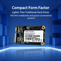 SSD MSATA Kelas Enterprise yang Tangguh, Flash 3D TLC Solid State Drive untuk Kendaraan di Dalam Kendaraan & Perangkat Tertanam yang Dipasang di Kendaraan