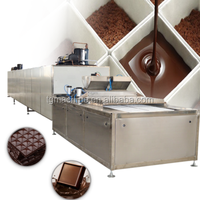 Machine de traitement du chocolat automatique compacte et économique, ligne de production de chocolat, machine à tremper le chocolat