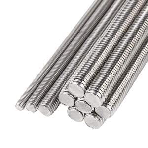 Zinc Plated Galvanized Threaded Rod <strong>Bar</strong> Manufacture Mild Steel Chinese M8 M10 M12 All Stud Bolt Blue Free OEM B7 Black 1 Ton - Product Image 1