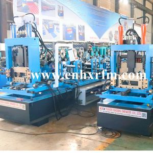 Máquina formadora de rollos de correa <span class=keywords><strong>C</strong></span> <span class=keywords><strong>Z</strong></span> cambiable rápido automático marco de acero y máquinas de correa - Product Image 2