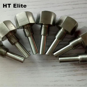 HT Elite Starre NPT-Gewinde Edelstahl-Kompressionsverbinder für Wasserdichte Anwendungen Verschiedene Außendurchmesser Thermoelement-Sonden 1/2 Zoll Rohrgröße - Product Image 3