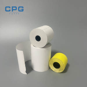 Papel Térmico Directo de Fábrica 80x76mm 70gsm Bajo Polvo Larga Retención de Imagen Recibos POS para Supermercado Cajero Automático Restaurante - Product Image 1