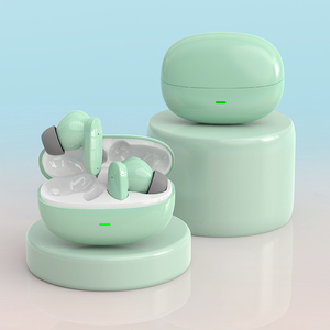 SHINECON หูฟังไร้สาย TWS พร้อมไมโครโฟน 4 ไมโครโฟนฟันสีฟ้า 5.3 หูฟังพร้อมการโทร ENC HD เพลิดเพลินไปกับเพลงไฮไฟสเตอริโอในหูฟังหูฟัง - Product Image 4