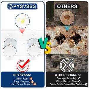 Система для душа из латуни, 12 дюймов, двойная функция - Product Image 3