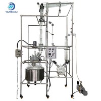 Réacteur de distillation sphérique de qualité industrielle 50L avec unité de contrôle de température précis antidéflagrante pour la recherche et le développement de produits chimiques fins