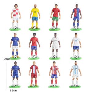 Figura Decorativa <span class=keywords><strong>de</strong></span> 22CM <span class=keywords><strong>de</strong></span> las Estrellas del Fútbol Mundial: Mbappe, Cristiano Ronaldo, <span class=keywords><strong>Messi</strong></span>, Haaland, Yamal, Neymar - Product Image 1