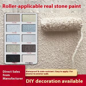 Échantillon gratuit <span class=keywords><strong>Peinture</strong></span> à base de sable auto-brossante et enduite d'eau, aspect pierre véritable, pour murs extérieurs, facile à appliquer - Product Image 2