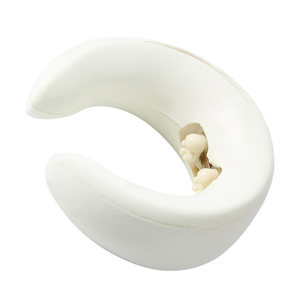 Oreiller de massage du cou en forme de U, 2 modes, avec chaleur et vibration, 3 niveaux de force, batterie 1200 mAh - Product Image 5