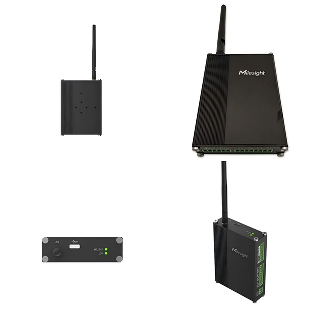 Milesight UC300 Smart Building IoT Controller LoRaWAN 4G PT100 RTD RS232 RS485 IP30 Remote Device Control
