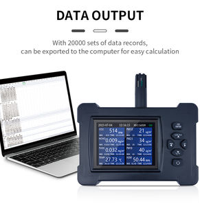 Luftqualität monitor CO2-Kohlendioxid-Messgerät PM2.5 PM10 TVOC VOC Staub partikel detektor Gasana lysator Multifunktion tester - Product Image 2