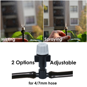 Kit d'irrigation goutte à goutte 80 pièces, système de micro-aspersion en PVC pour jardin, fournitures d'arrosage automatique - Product Image 4