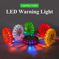 Balise de signalisation d'urgence magnétique rechargeable à 360 degrés pour véhicule, lampe de sécurité routière LED pour voiture