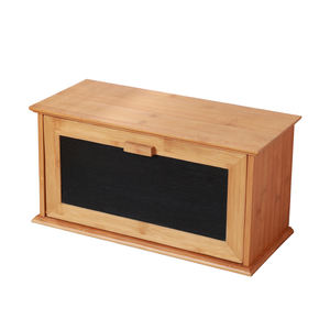 กล่องเก็บขนมปังไม้ไผ่ทรงสี่เหลี่ยมผืนผ้าสำหรับบ้านและห้องครัวหรูหราคลาสสิกแบบอเนกประสงค์ - Product Image 6