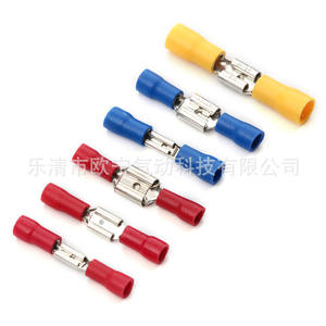 Juego de terminales de presión en frío, 100 piezas, conectores de crimpado, terminales de anillo 10-22AWG, material de PC, estilo europeo - Product Image 4