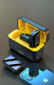 Mini Grabación de reducción de ruido profesional, micrófono de Clip de cuello inalámbrico, 1 arrastre 4, cámara de teléfono IP Android, micrófono de solapa Lavalier - Product Image 5