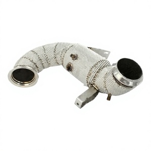ท่อลงสแตนเลส Vortex สำหรับ Mercedes Benz E350 W213 2.0T ชุดอัพเกรดสมรรถนะเทอร์โบ พร้อมแผ่นกันความร้อน - Product Image 1