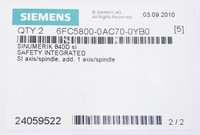 6FC58 50-1YG20-6YA0-Z + 6FC5 800-0AM34-0YB0 - embalaje no original, completamente nuevo y original de la marca
