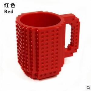Tasse en plastique pour enfants de 350 ml avec jouet Lego, blocs de construction Kidsdiy Build-On Brick Puzzle, cadeau - Product Image 5