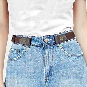 Ceinture élastique invisible réglable sans boucle pour jeans, ceinture extensible facile à porter pour femmes et hommes, idéale comme cadeau - Product Image 5