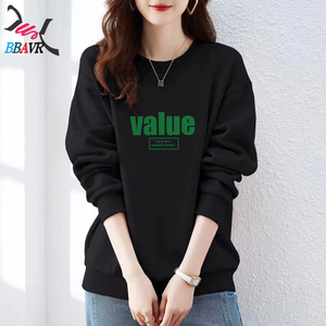 Sweatshirt Women's Autumn and Winter New Casual and Versatile Fashion Trend Loose Thin Lazy <b>Style</b> Round Neck Tops - Product Image 2