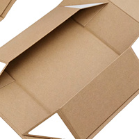 Boîte cadeau magnétique pliable 100% recyclable, haut de gamme, insert en papier kraft écologique, boîte rigide pliable, doublure en éponge, portable