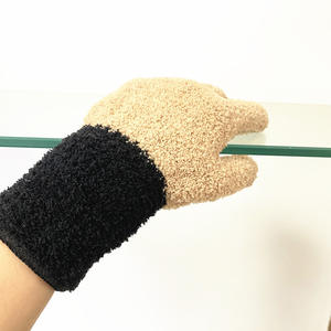 Gants de dépoussiérage en microfibre épais <span class=keywords><strong>pour</strong></span> le nettoyage de la maison, stores, fenêtres, volets, meubles et voitures, réutilisables, sans peluches, bleus - Product Image 5