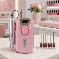 Machine à ongles électrique rechargeable portable à vitesse variable pour manucure, pédicure, soin des ongles, usage en salon, vente en gros OEM