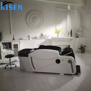 Kisen Lit de lavage de cheveux de luxe électrique automatique avec hydrothérapie capillaire, fonction massage et cuve à vapeur - Product Image 2