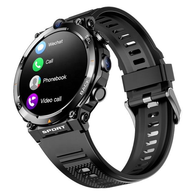 OEM 800Mah Waterproof Video Call Smart Watch 2+16GB H10 GPS 4G SmartWatch With Sim Card NFC Social App Camera for IPhone Android