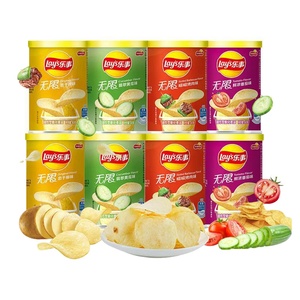 <strong>Lay's</strong> Factory Direct Supply Layss <strong>Potato</strong> <strong>Chips</strong> 40g Cup Snack Crispy Semi-Soft French Fries With Salty Taste Exotic Snack Can Packaging - Product Image 1