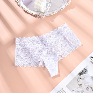 Gran oferta de fábrica, alta calidad, tallas grandes, Tanga de encaje para mujer, bragas finas, punto caliente Sexy, venta al por mayor - Product Image 6