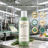 Minyak Rambut Herbal Anti-Ketombe, Menghaluskan, Membersihkan Kulit Kepala, Menghilangkan Ketombe, Meredakan Gatal, Melembapkan, Menutrisi Rambut