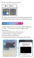 Zemismart Matter lampu Led Wifi, Driver Led pintar RGBCW, pengontrol Strip Led RGB mendukung Smartthings Alexa, kontrol aplikasi rumah Google